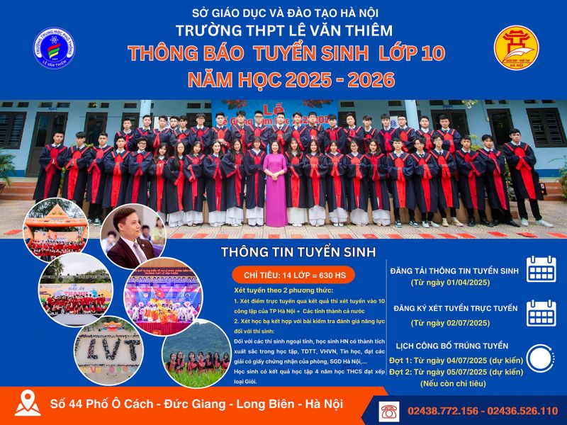 Kế hoạch công tác tuyển sinh vào lớp 10 năm học 2025 - 2026