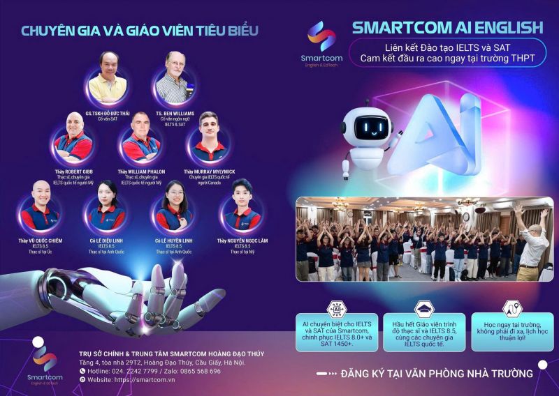 THÔNG TIN CHƯƠNG TRÌNH ĐÀO TẠO  A.I ENGLISH – FAST TRACK TO TOP UNIVERSITIES (IELTS, SAT & KỸ NĂNG CÔNG DÂN TOÀN CẦU)